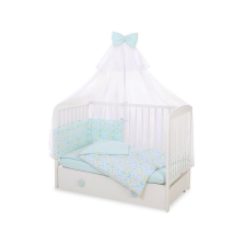  BabyLion Prémium 5 részes ágyneműhuzat szett - Kék pillangók babaágynemű, babapléd