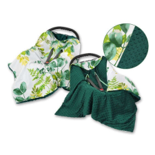 BabyLion Prémium BabyLion Prémium univerzális takaró minky - Sötétzöld - Eukaliptusz babaágynemű, babapléd