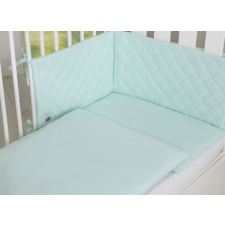 BabyLion Prémium Royal 3 részes ágyneműhuzat szett - Menta babaágynemű, babapléd