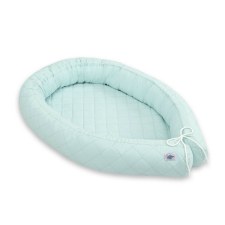 BabyLion Prémium Royal babafészek és rácsvédő - Menta babafészek