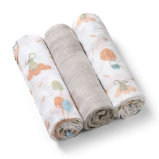 Babyono 3 db-os színes,mintás textil pelenka bambusz - v.szürke mosható pelenka