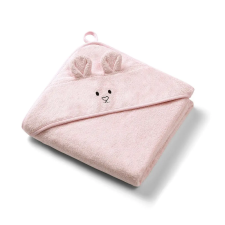 Babyono BabyOno fürdõlepedõ kapucnis bambusz 100x100cm egérfülekkel púderrózsaszín 1553/04 babatörülköző, kifogó