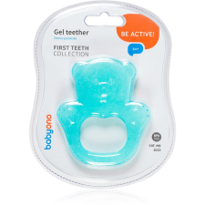 Babyono Be Active Gel Teether rágóka Turquoise Bear 1 db rágóka