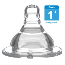 BABYONO Classic szilikon etetőcumi,lassú átfolyású, 0hó+ cumi