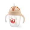 Babyono itatópohár szívószállal füllel 240ml bézs 1464/04