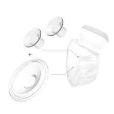 Babyono mellszívó alkatrész - tölcsér /2db/ és szilikon betét /1db/ Shelly 1000 KIT II. gyógyászati segédeszköz