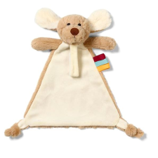 Babyono plüss játék Dog Willy cumitartóval, bézs színben bébiplüss