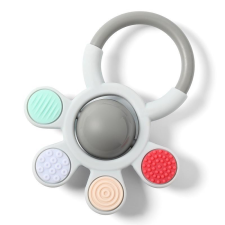 Babyono Silicone Ortho Teether csörgővel 0m+ csörgő