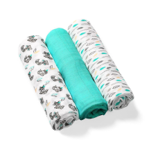 Babyono textilpelenka színes 3db bambusz 397/06 türkizkék mosható pelenka