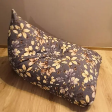 Babzsák párna Szürke leveles - felnőtt méret bútor