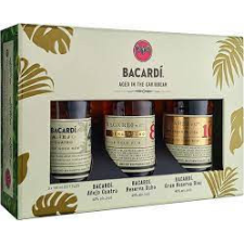  Bacardi Discovery Pack 3x0,1l 4, 8, 10 éves DD rum