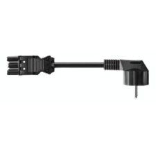 Bachmann Csatlakozóvezeték Fekete 2.00 m Bachmann 375.079 (375.079) - Tápkábel kábel és adapter