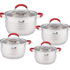  Bachmayer 8 részes rozsdamentes acél edénykészlet BM-4020 edény