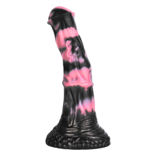 Bad Horse - szilikon lószerszám dildó - 18cm (fekete-pink) műpénisz, dildó