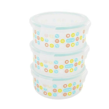 Badabulle Uzsonnás doboz szett Badabulle 3 x 500 ml babaétkészlet