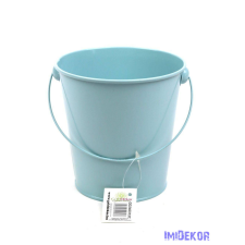  Bádog vödör 12 cm - Menta dekorációs kellék