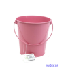 Bádog vödör 12 cm - Sötét Rózsaszín