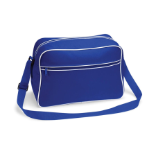 Bag Base Irodai táska Bag Base Retro Shoulder Bag - Egy méret, Fényes Királykék/Fehér kézitáska és bőrönd