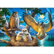 bagoly család puzzle 180 darabos puzzle, kirakós