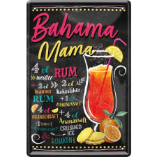 Bahama RETRO Bahama Mama – Cocktail – RETRO Fémtábla dekoráció