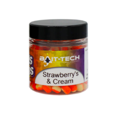BAIT-TECH Criticals Duos 5mm wafters strawberry icecream bojli, aroma