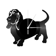 Bakelit falióra - Basset Hound falióra