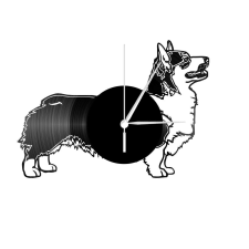 Bakelit óra - Corgi (WDWR-bko-00206) falióra