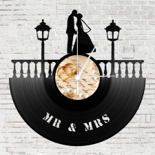 Bakelit óra - Mr. és Mrs. falióra