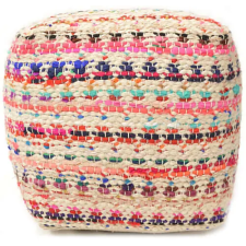 Bakero Bakero Pouf Prizma ivory/multi (40x40 cm) lakástextília