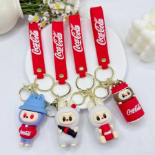 Baking &amp; Pet Kft Labubu Coca Cola limitált kiadású meglepetés kulcstartó (M2) plüssfigura