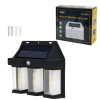 Baking & Pet Kft Napelemes mozgásérzékelő fali lámpa melegfénnyel - 3LED