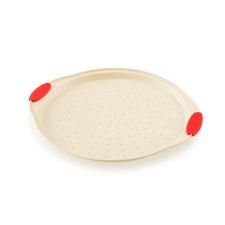 Baking &amp; Pet Kft Prémium Pizzasütő Tepsi, Perforált 30 cm edény
