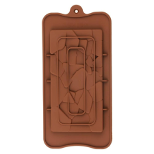 Baking &amp; Pet Kft Szilikon Csokoládéöntő Forma – Táblás, Repedezett Mintázattal sütés és főzés
