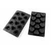 Baking &amp; Pet Kft Szilikon süti- és mousse forma – Szív minta, 12 részes