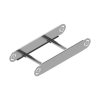 BAKS ELDSC500H110 Kábellétra csuklós sarokelem függőleges 110x500mm szalaghorganyzott, anyagvastagság 2,0mm 413852