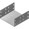 BAKS LCC400H50 Nagyfesztávú kábellétra C-toldó 495x92x190mm tűzihorganyzott, anyagvastagság 2,0mm 310550