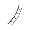 BAKS LPDC400H60N Kábellétra csuklós sarokidom függőleges 60x400mm 90 fokos szalaghorganyzott, anyagvastagság 2,0mm 467750