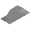 BAKS PZRDLP200/100 Kábellétra szűkítőidom fedél 200/100mm balos, forgóretesszel, szalaghorganyzott, anyagvastagság 1,5mm 200302