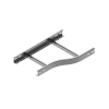 BAKS RDPC600/500H60N Kábellétra szűkítőidom 60x600/500mm jobbos, szalaghorganyzott, anyagvastagság 2,0mm 468360