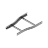 BAKS RDSP500/400H50N Kábellétra szűkítőidom 50x500/400mm szimmetrikus, szalaghorganyzott, anyagvastagság 1,5mm 457850