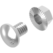 BAKS SGKFM6×12 (STD) lencsefejű csavar + anya 651441 villanyszerelés