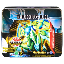 Bakugan fémdoboz exkluzív Bakugan figurával játékfigura