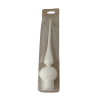 BALA - HOLDING Bt. Műanyag csúcsdísz 26cm fehér qx050098