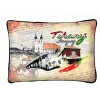  Balaton díszpárna, Tihany, sárga