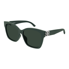 Balenciaga BB0102SA-014 DARK GREEN GREEN napszemüveg napszemüveg