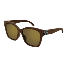 Balenciaga BB0102SA-015 SHINY BROWN MIRROR BRONZE napszemüveg napszemüveg
