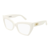 Balenciaga BB0275O 005 WHITE DEMO LENS szemüveg