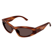 Balenciaga BB0387S 002 SHINY MELANGE BROWN HAVANA BROWN napszemüveg napszemüveg