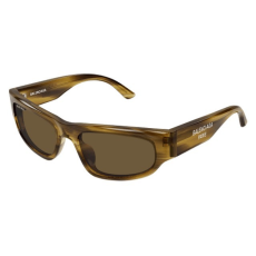 Balenciaga BB0388S 002 SHINY STRIATED BROWN HAVANA BROWN napszemüveg