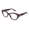 Balenciaga BB0481O 007 BURGUNDY DEMO LENS szemüveg